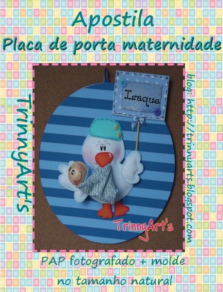 Placa de Porta - Maternidade